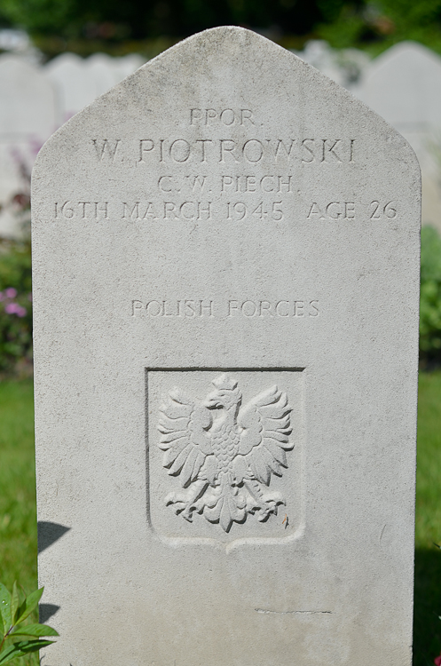 Waclaw Piotrowski Polish War Grave