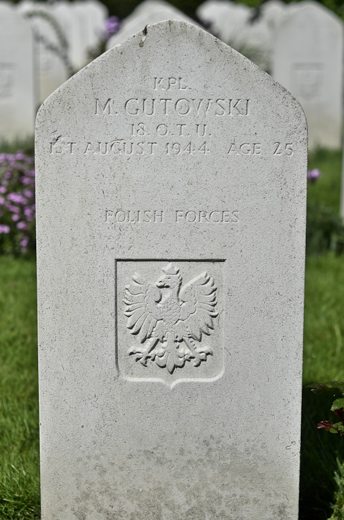 Mieczyslaw Gutowski Polish War Grave