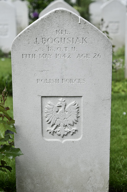 Jozef Bogusiak Polish War Grave