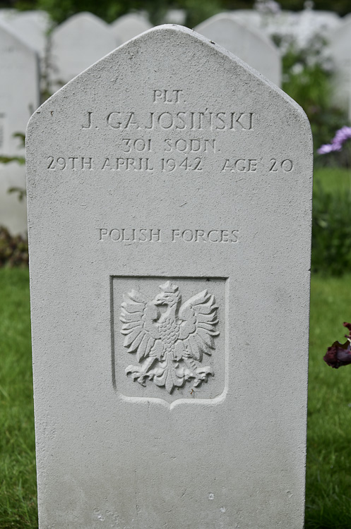 Jerzy Gajosinski Polish War Grave