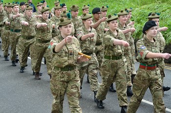 Army Cadets Parade in Stirling Armed Forces Day 2015