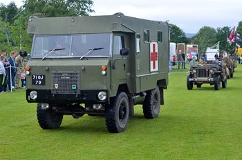 Lap of Honour Military Vehicles - Armed Forces Day 2015 Stirling