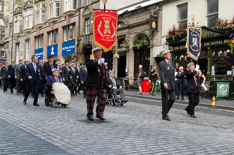 Royal Scots Dragoon Guards Veterans Waterloo Edinburgh 2015