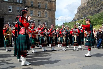 Band of the Royal Regiment of Scotland - Grassmarket Edinburgh AFD 2015