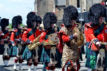Band of the Royal Regiment of Scotland - Armed Forces Day 2015 Edinburgh