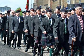 Veterans on Parade - Armed Forces Day 2015 Edinburgh