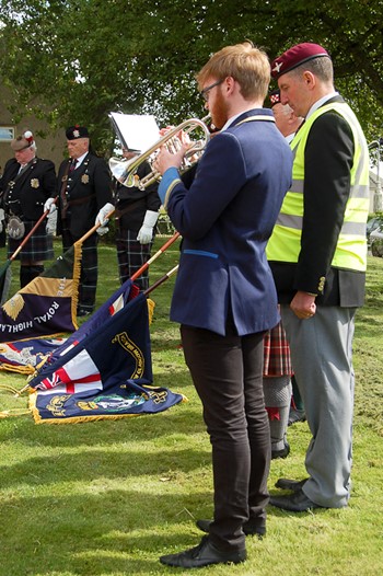 The Last Post - Victory in Japan, Knightswood, Glasgow 2015