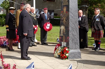 Memorial Service - Victory in Japan, Knightswood, Glasgow 2015