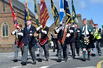 Parade of Veterans - Victory in Japan, Knightswood, Glasgow 2015