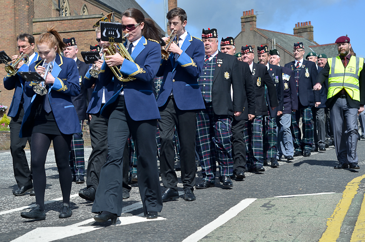 Veterans - Victory in Japan, Knightswood, Glasgow 2015