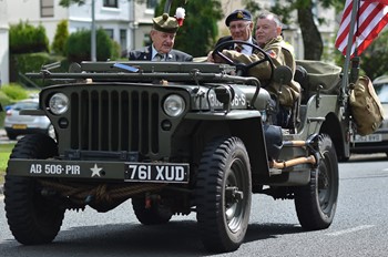 Vintage Military Vehicle - Victory in Japan, Knightswood, Glasgow 2015