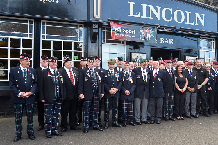 Veterans at the Lincoln Inn - Victory in Japan, Knightswood, Glasgow 2015