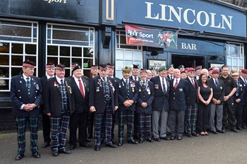 Veterans at the Lincoln Inn - Victory in Japan, Knightswood, Glasgow 2015