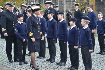 Sea Cadets at Glasgow Cathedral 2015