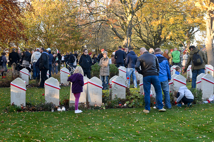 All Saints Day - Polish War Graves Corstorphine Edinburgh 2015