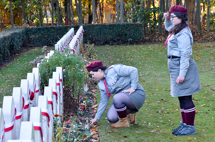 Polish Scouts All Saints Day Edinburgh 2015