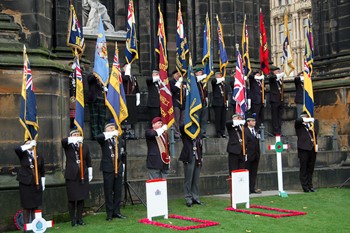Standards - Garden of Remembrance Edinburgh 2015