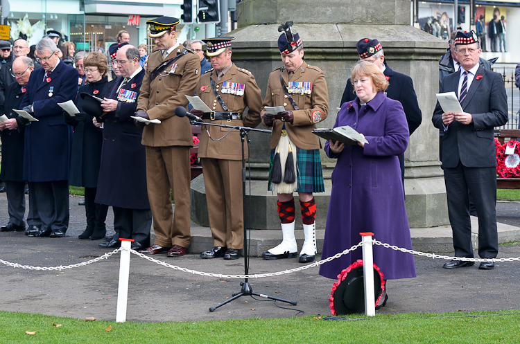 Reverend Dr Karen Campbell - Garden of Remembrance Edinburgh 2015