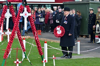 Lieutenant General Sir Alistair Irwin - Garden of Remembrance Edinburgh 2015