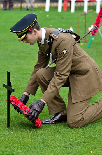 Royal Scots Dragoon Guards - Garden of Remembrance Edinburgh 2015