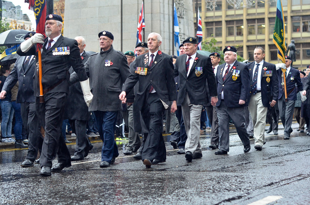 Royal Engineers Association - Remembrance Sunday Glasgow 2015