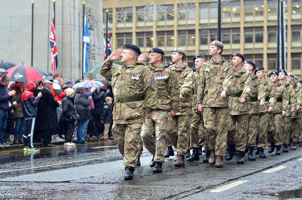Army Cadet Force - Remembrance Sunday Glasgow 2015