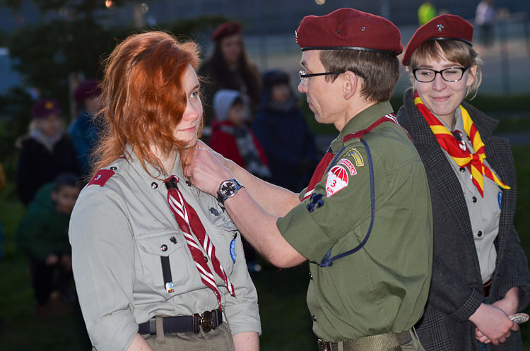 3 RDH "Nieprzemakalni" Ceremonial Scout Assembly - Polish Scouts Edinburgh