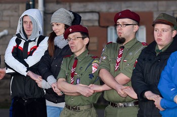 Ceremonial Scout Assembly - 3 RDH &quot;Nieprzemakalni&quot; Edinburgh