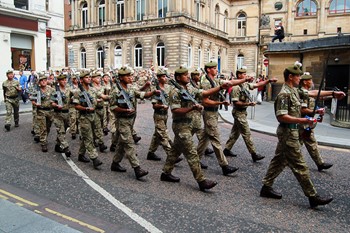 Royal Highland Fusiliers Homecoming Parade Glasgow 2016