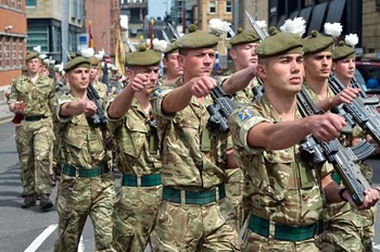 Royal Highland Fusiliers (2 Scots) on Parade 2016