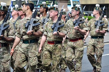 RHF (2 Scots) Homecoming Parade - Glasgow 2016