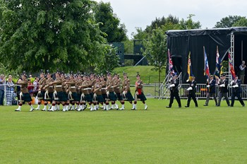 Stirling Military Show 2016 Parade March Off