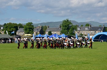 Band of the Royal Marines Beating of the Retreat Stirling Military Show 2016