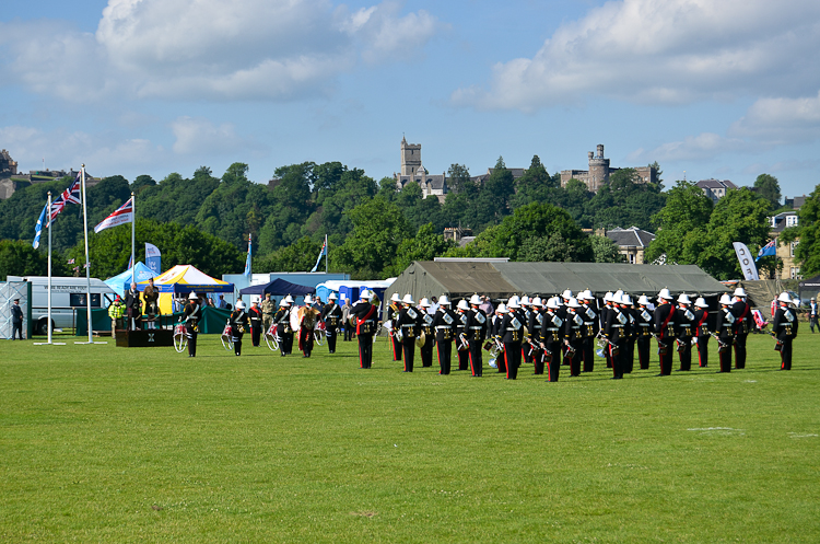 Band of the Royal Marines Beating Retreat Stirling 2016