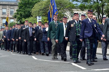 Veterans on Parade - Glasgow Armed Forces Day 2016