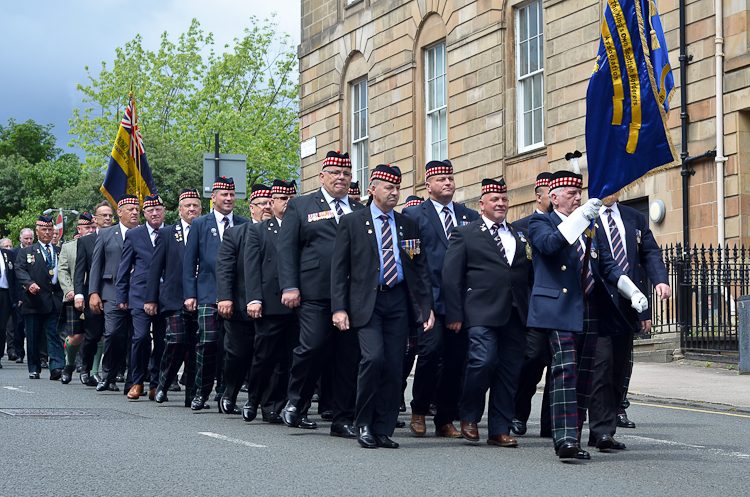 Kings Own Scottish Borderers Association - Glasgow Armed Forces Day 2016