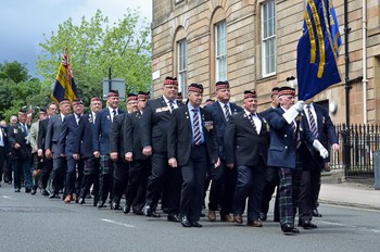 Kings Own Scottish Borderers Association - Glasgow Armed Forces Day 2016