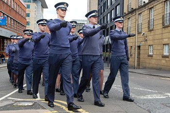 Universities of Glasgow and Strathclyde Air Squadron - Glasgow Armed Forces Day 2016