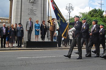 Royal Marine Veterans - Glasgow Armed Forces Day 2016