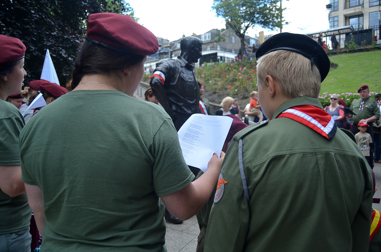 Warsaw Uprising Commemoration - Wojtek Memorial Edinburgh