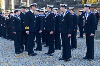 Sea Cadets Inspection - Chris Smith Royal Navy Seafarers Service Glasgow 2016