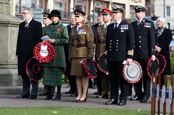 Edinburgh Garden of Remembrance 2016 - Official Wreath Laying Party