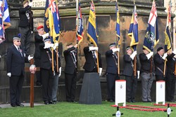 Standard Bearers - Garden of Remembrance Edinburgh 2016