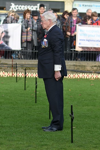 Lt General Sir Alistair Irwin Royal British Legion - Garden of Remembrance Edinburgh 2016