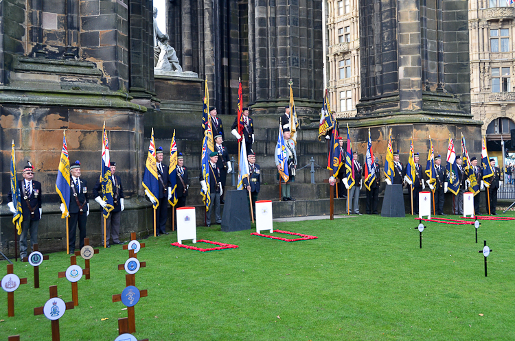 Standard Bearers - Garden of Remembrance Edinburgh 2016