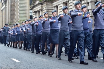 Air Cadets - Remembrance Sunday Glasgow 2016