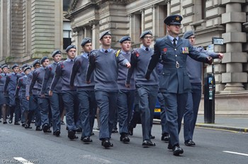 Air Corps (ATC) - Remembrance Sunday Glasgow 2016