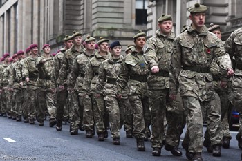 Soldiers - Remembrance Sunday Glasgow 2016