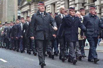 Royal Highland Fusiliers - Remembrance Sunday Glasgow 2016