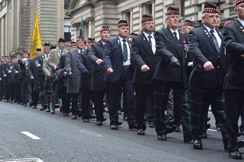 RHF Veterans - Remembrance Sunday Glasgow 2016